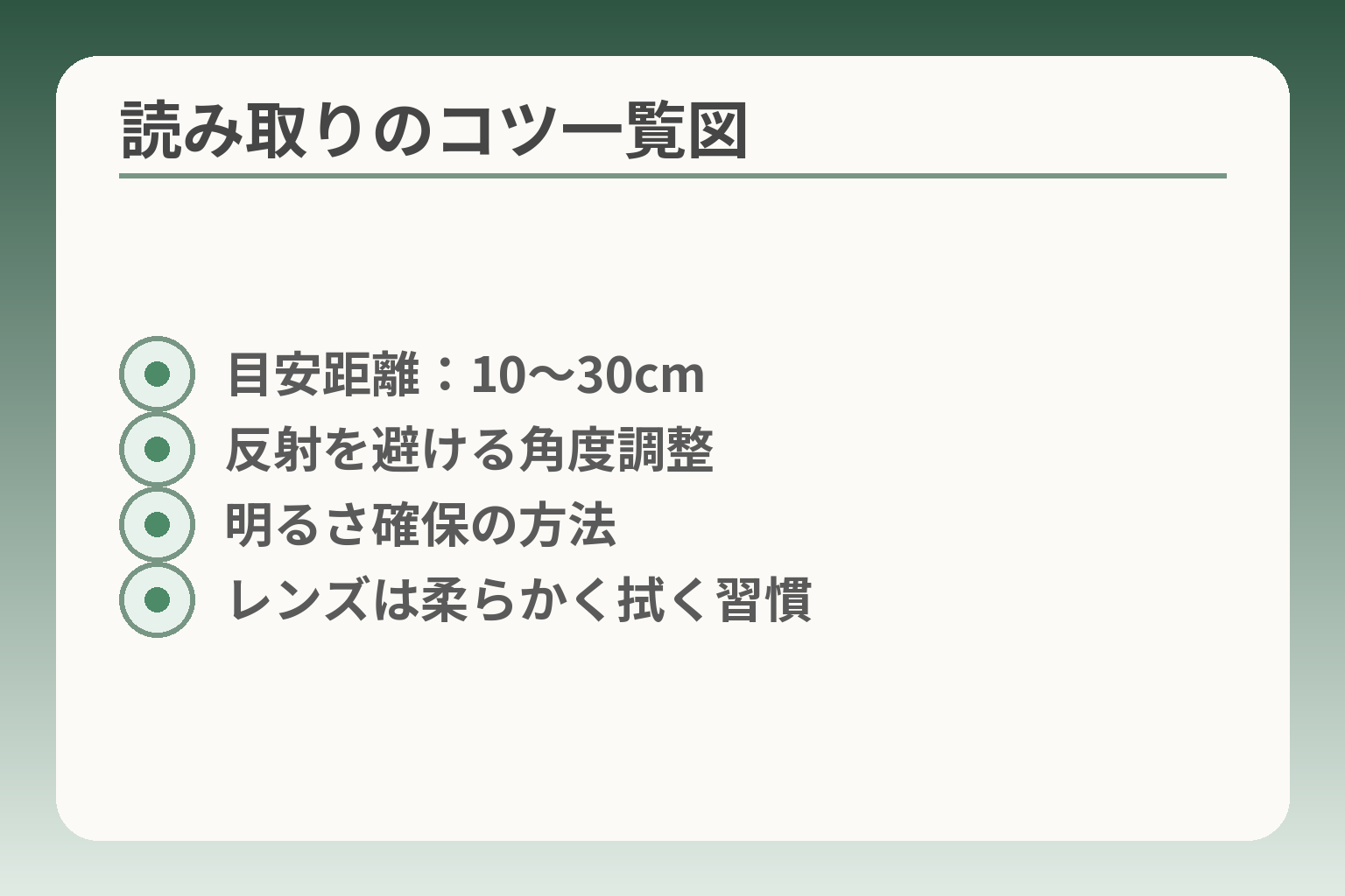 読み取りのコツ一覧図