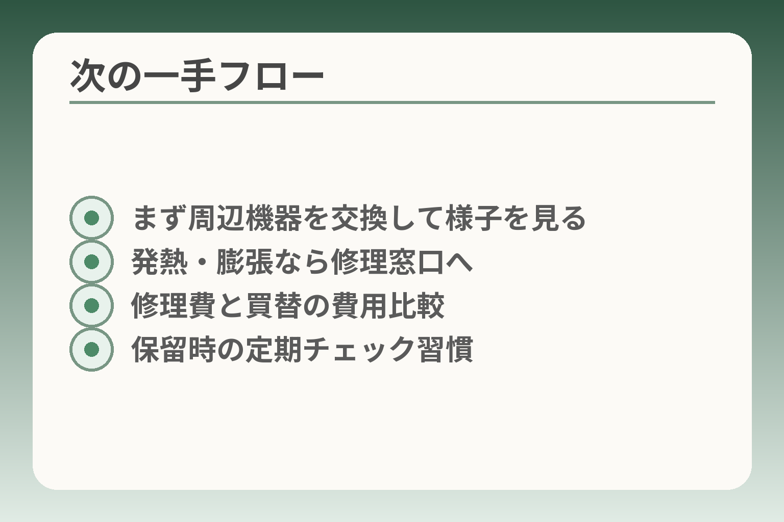 次の一手フロー