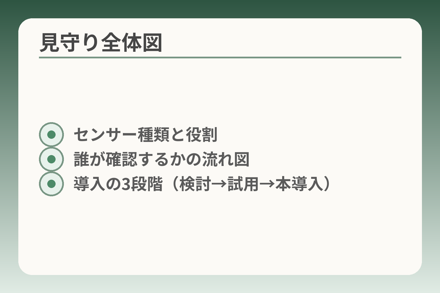 見守り全体図