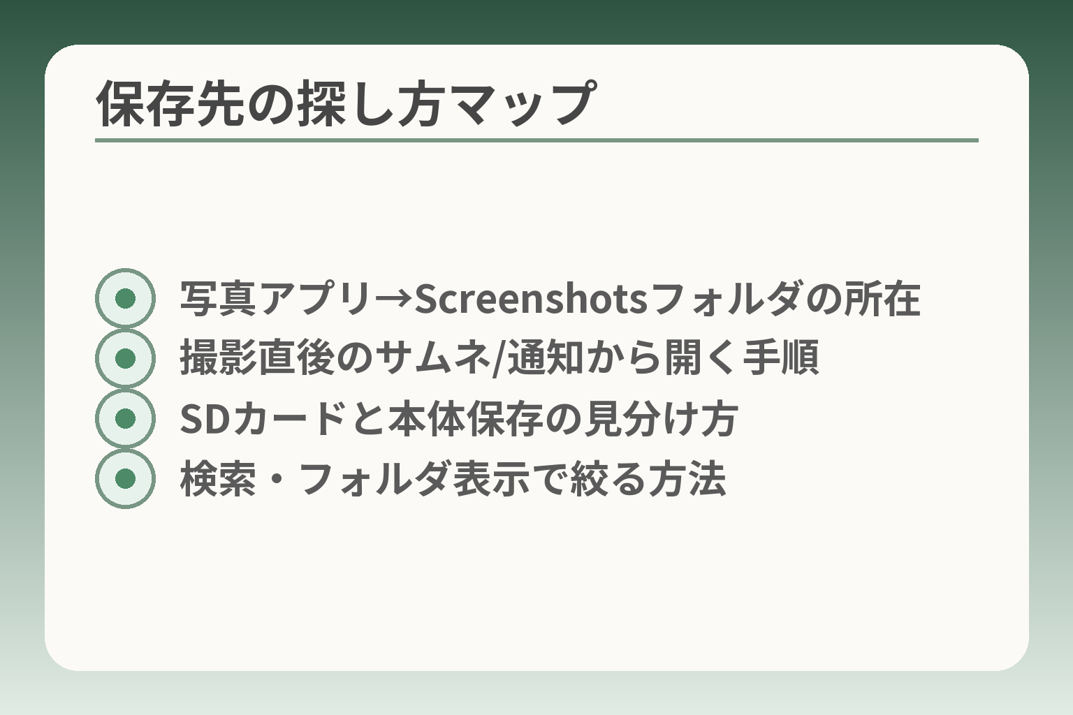 保存先の探し方マップ