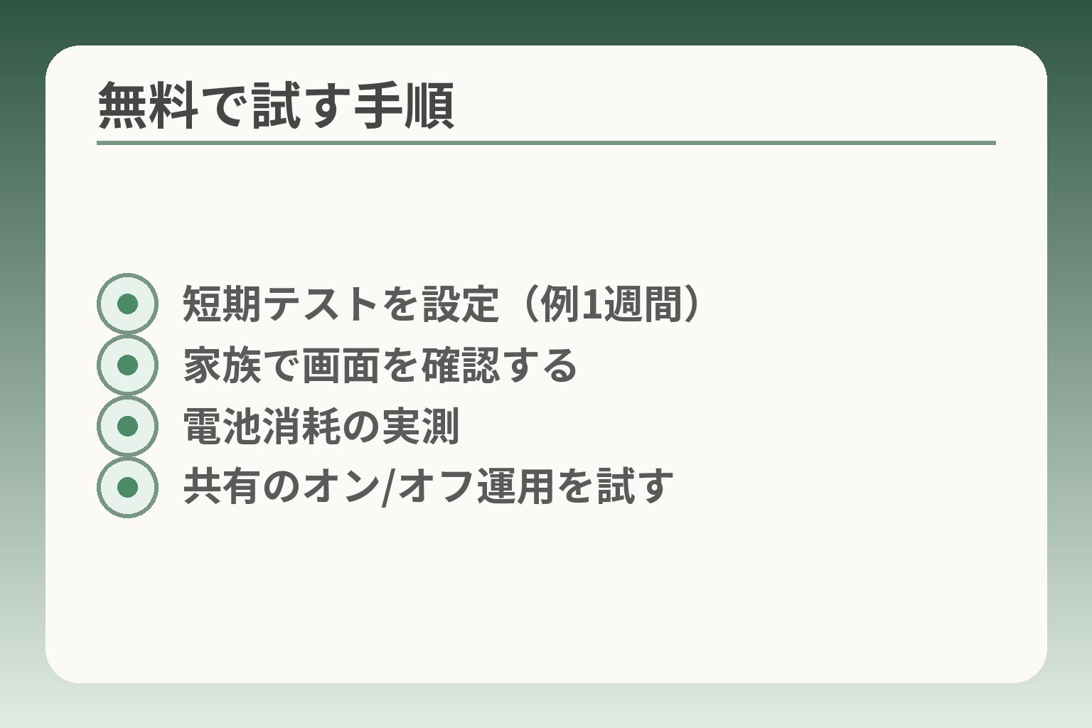 無料で試す手順
