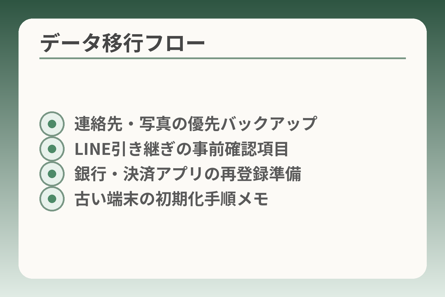 データ移行フロー